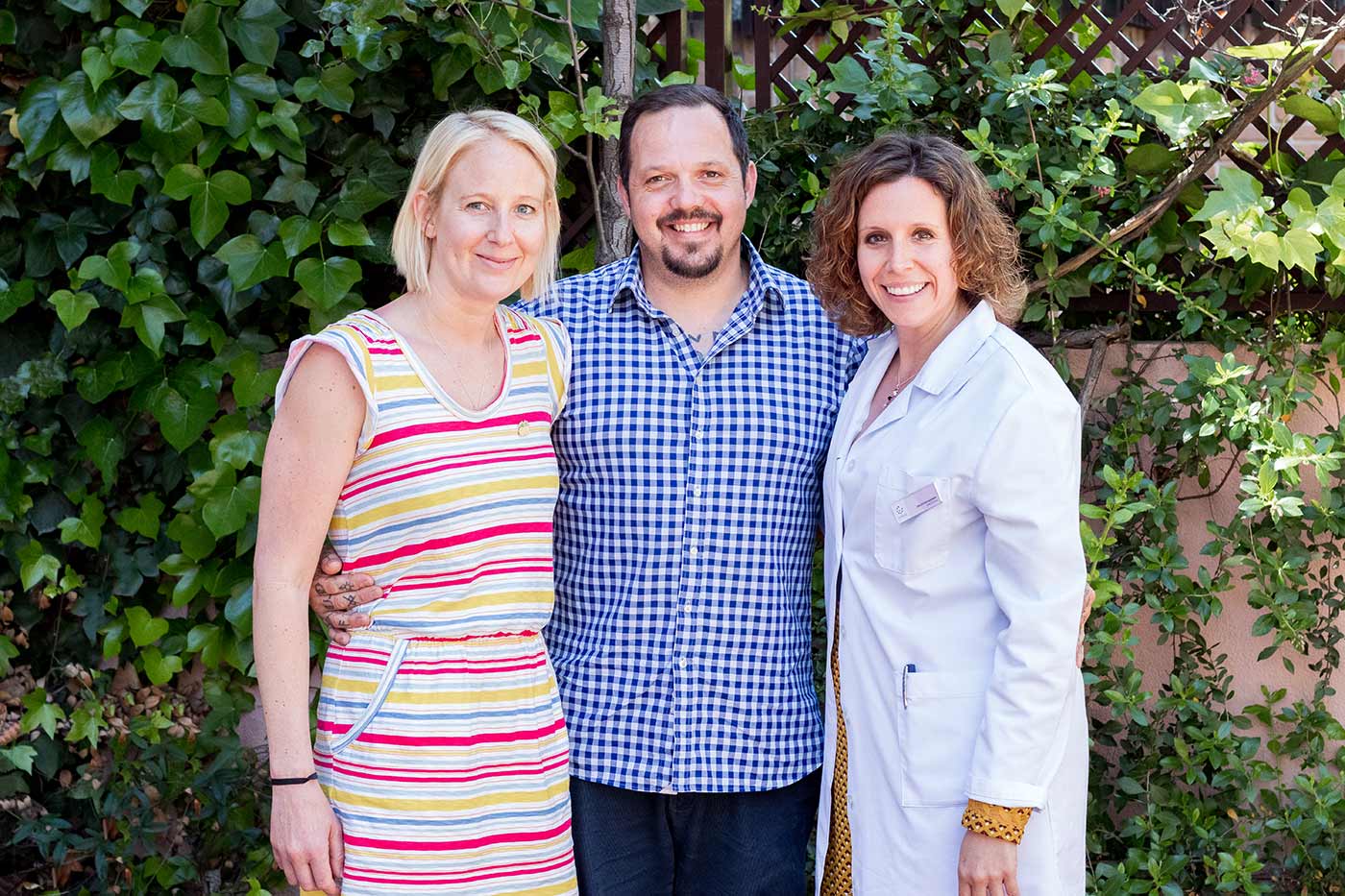Catherine, Carl and Dr. Marbán
