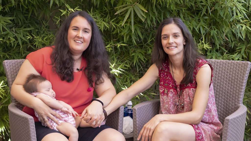 Verónica y Evelyn tambre