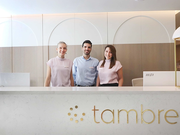 equipo de bienvenida de tambre